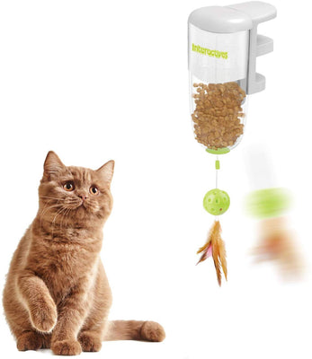 All for Paws Juguete interactivo para gatos con forma de puzle, dispensador de alimentos para gatos - BESTMASCOTA.COM