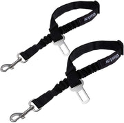 Vastar arnés para cinturón de seguridad para perro, 2 paquetes de correa ajustable para perro, gato, arnés de seguridad para cinturón de seguridad para mascotas con elástico de nailon para amortiguación de impactos - BESTMASCOTA.COM