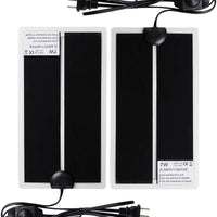 Wuhostam - Calentador térmico de 7 W 11 x 5.9 in, resistente al agua, con controlador de temperatura, ajuste de potencia debajo del tanque para terror terratenientes para mascotas, plántulas y animales pequeños, 2 unidades - BESTMASCOTA.COM