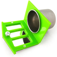 PIVBY - Juguete de espejo para pájaros con comedero de acero inoxidable para comida de loro y aves acuáticas - BESTMASCOTA.COM