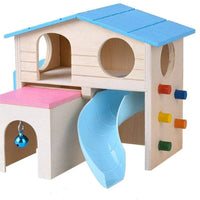 Kathson Hámster House Hideout Hut Rat Hideaway - Juguetes de ejercicio para animales pequeños como hámster enano y ratón - BESTMASCOTA.COM