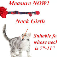 Boombone Collar de gato de flores, collares para perros y accesorios de San Valentín - BESTMASCOTA.COM