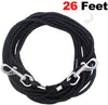 OFPUPPY Cat Tie Out Pet Rope Leash - Nylon Braided Cat Lead for Outside, Black, - BESTMASCOTA.COM