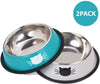 Cuenco de acero inoxidable para gatos, de acero inoxidable, para gatos, gatos, conejos, gatos, platos pintados, fácil de limpiar, duradero, para alimentos y agua - BESTMASCOTA.COM