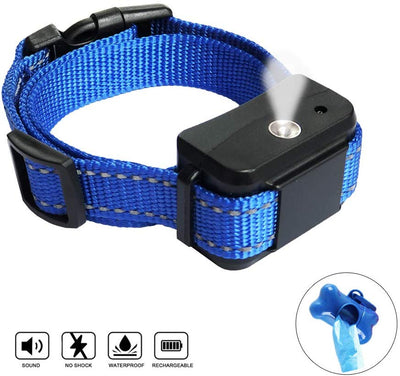 TSWTECH Collar de corteza de citronela para mascotas, collar de corteza de entrenamiento automático, sin golpes, sin daños, collar recargable de citronela antiladridos resistente al agua - BESTMASCOTA.COM