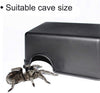 Tfwadmx Gecko Hideout - Caja de ocultación para reptiles, diseño de leopardo - BESTMASCOTA.COM