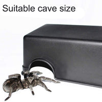 Tfwadmx Gecko Hideout - Caja de ocultación para reptiles, diseño de leopardo - BESTMASCOTA.COM