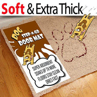 Perro stepngo – Felpudo (tamaño mediano 32"x19"-Extra grueso, Super absorbente, microfibra por iprimio, Marrón - BESTMASCOTA.COM