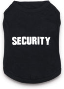 DroolingDog Dog Clothes Security Letters Dog T-Shirt Pet Costume Dogs - BESTMASCOTA.COM