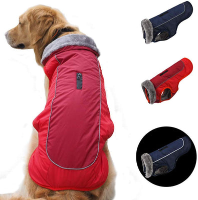 SCPET Abrigo de invierno acogedor impermeable a prueba de viento abrigo de invierno cálido para perro ropa de clima frío chaqueta para perro XS-3XL - BESTMASCOTA.COM