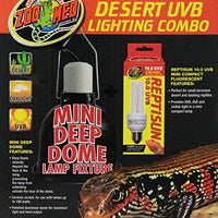 Zoo Med Mini Desert UVB Lighting Single Combo - BESTMASCOTA.COM