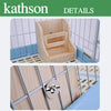 Kathson - Comedero de madera para conejos, cobayas y chinchelas - BESTMASCOTA.COM
