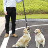 HTKJ Correa doble para perro, sin enredos, ajustable, para dos perros, correa duradera para andador y entrenador - BESTMASCOTA.COM