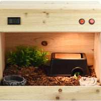 omem Reptil Guarida. Caja con fregadero para aumentar la humedad y el Abastecimiento de Agua - BESTMASCOTA.COM