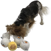 Bola de nieve lucha Plush Dog Toy por midlee - BESTMASCOTA.COM