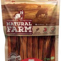 NATURAL FARM PET palitos de bruja Pixie de 6 pulgadas para perros (30 o 50 paquetes) | Encendedor, extra finos golosinas | criados en granja, alimentados con hierba, carne de vacuno sin granos | masticables digestibles sin olor - BESTMASCOTA.COM