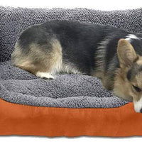 Cama para perro AsFrost Super suave sofá para mascotas, cama para gatos, tumbona antideslizante inferior para mascotas, auto calentamiento y cama transpirable para mascotas - BESTMASCOTA.COM