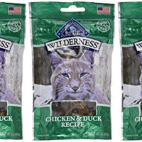 Buffalo Wilderness Cat treats-chicken/pato (3 unidades), color azul - BESTMASCOTA.COM