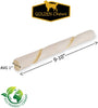 Golden Chews Natural Roll Twist Sticks 9-10" Dog Treat (20 unidades) Extra grueso, una sola hoja. - BESTMASCOTA.COM