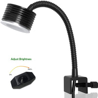 Luz LED de acuario para agua salada, agua dulce, tanque plantado, abrazadera de luces para arrecife de coral, tanque de peces, con cuello de cisne - BESTMASCOTA.COM