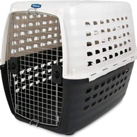 Petmate - Caseta de plástico para mascotas con puerta cromada - BESTMASCOTA.COM