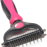 Maxpower Planet cepillo de aseo para mascotas – Doble cara para descamación y descamación de pelaje de rastrillo para perros y gatos, extra ancho - BESTMASCOTA.COM