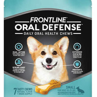 Frontline Oral Defense Daily Dental Masticables para perros pequeños - BESTMASCOTA.COM