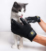 Guantes de aseo para mascotas Magasin [un par completo para ambas manos] – Guante de peluquería y baño para perros, gatos, caballos y otros animales con pelo largo y corto - BESTMASCOTA.COM