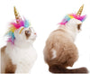 Disfraz de perro para gatos y perros pequeños Disfraz de unicornio para Halloween Cosplay Mane Cap - BESTMASCOTA.COM