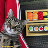 munchiecat Sushi juguetes para gatos y gatitos, gato orgánico, regalo único para amantes de los gatos, hecho con materiales no tóxicos, seguros, aptos para mascotas - BESTMASCOTA.COM