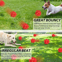 WingPet - Pelotas de goma natural para masticar, duraderas, ideales para entrenamiento al aire libre o juego de ganar, 2.4 pulgadas, paquete de 2 - BESTMASCOTA.COM