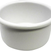 crock-style Bird Plato de plástico blanco 28 oz 6-inch - BESTMASCOTA.COM