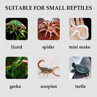 Kathson - Terrario de resina para ocultar calabazas de reptiles, para decoración de leopardo, geckos, dragones barbudos, lagartos, serpientes y salamandras - BESTMASCOTA.COM