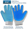 Pet Hair Remover Glove - Gentle Pet Grooming Glove Brush - Efficient Deshedding Glove - Massage Mitt with Enhanced Five Finger Design - Perfect for Dogs & Cats with Long & Short Fur - 1 Pack - BESTMASCOTA.COM