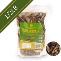 Crickets secos diig – Tratamiento para pájaros gallinas erizo hámster peces reptiles tortugas, 0,5 lb - BESTMASCOTA.COM