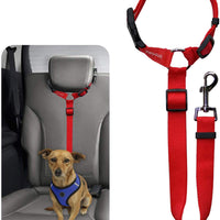 BWOGUE Cinturones de seguridad para perros y gatos, correas de seguridad ajustables para reposacabezas de coche - BESTMASCOTA.COM