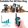 Collar de entrenamiento para perros – 1000 pies recargable collar de choque con mando a distancia, 3 modos de entrenamiento, 0 ~ 99 niveles de pitido y vibración y choque, no daña el cuello de choque impermeable para perros, apto para perros pequeños y me - BESTMASCOTA.COM