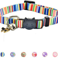 XPangle Collar para gato con campana, lindo collar de seguridad ajustable para gatito cachorro cuello 7.8 – 11.8 pulgadas - BESTMASCOTA.COM