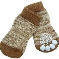 PUPTECK Anti-Slip Dog Socks Pet Paw Protection for Indoor Wear - BESTMASCOTA.COM