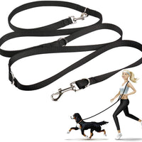 Correa para perros de oneisall, correas multifuncionales de entrenamiento para perros, correa doble de nailon de 8.0 ft para cachorros, perros pequeños y grandes - BESTMASCOTA.COM