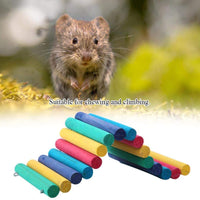 PIVBY – Escalera de madera para hámster, puente, juguete pequeño para masticar, rata, roedores, juguete de escondite (paquete de 2) - BESTMASCOTA.COM
