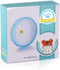 POPETPOP Silent Hamster Wheel-Pets Running Sports - Rueda de ejercicio para correr, hámster Rat Gerbil Silent Spinner (azul) - BESTMASCOTA.COM