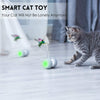 MalsiPree Robotic Juguete interactivo para gato, juguete automático de plumas/pelotas para gatitos/gatos, recargable por USB, batería de gran capacidad, todos los pisos/alfombras disponibles, 4 plumas de bonificación - BESTMASCOTA.COM