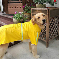 Chubasquero para perros de ocio, impermeable, ligero, chaqueta reflectante, con capucha para perros pequeños, medianos y grandes - BESTMASCOTA.COM