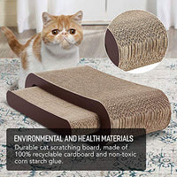 ScratchMe Cat Scratcher Cardboard Lounge Bed, Cat Scratching Post with Catnip - BESTMASCOTA.COM