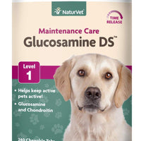 NaturVet – Glucosamine DS - Level 1 Maintenance Care – Preventative Care to Maintain Healthy Cartilage & Joint Function – Enhanced with Glucosamine & Chondroitin – for Dogs & Cats - BESTMASCOTA.COM