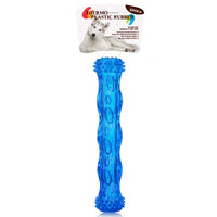 ZNOKA TPR Juguete para masticar huesos de perro, resistente a mordidas, de goma resistente, no tóxico, juguete de limpieza de dientes para masticar agresivamente, flotante y adecuado para uso en piscina, grande (azul) - BESTMASCOTA.COM