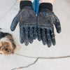 Guantes de aseo para mascotas Magasin [un par completo para ambas manos] – Guante de peluquería y baño para perros, gatos, caballos y otros animales con pelo largo y corto - BESTMASCOTA.COM