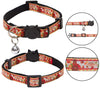 TCBOYING - Juego de 3 collares para gatos de Acción de Gracias con cascabel ajustable, regalo de Acción de Gracias - BESTMASCOTA.COM