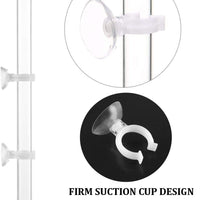 Fashionclubs - Comedero de camarones de acrílico con 2 ventosas - BESTMASCOTA.COM
